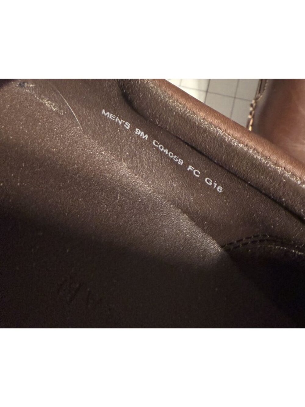 Cole Haan Brown Leather Slip On Loafers Men's Size 9M C04659 - Picture 7 of 7